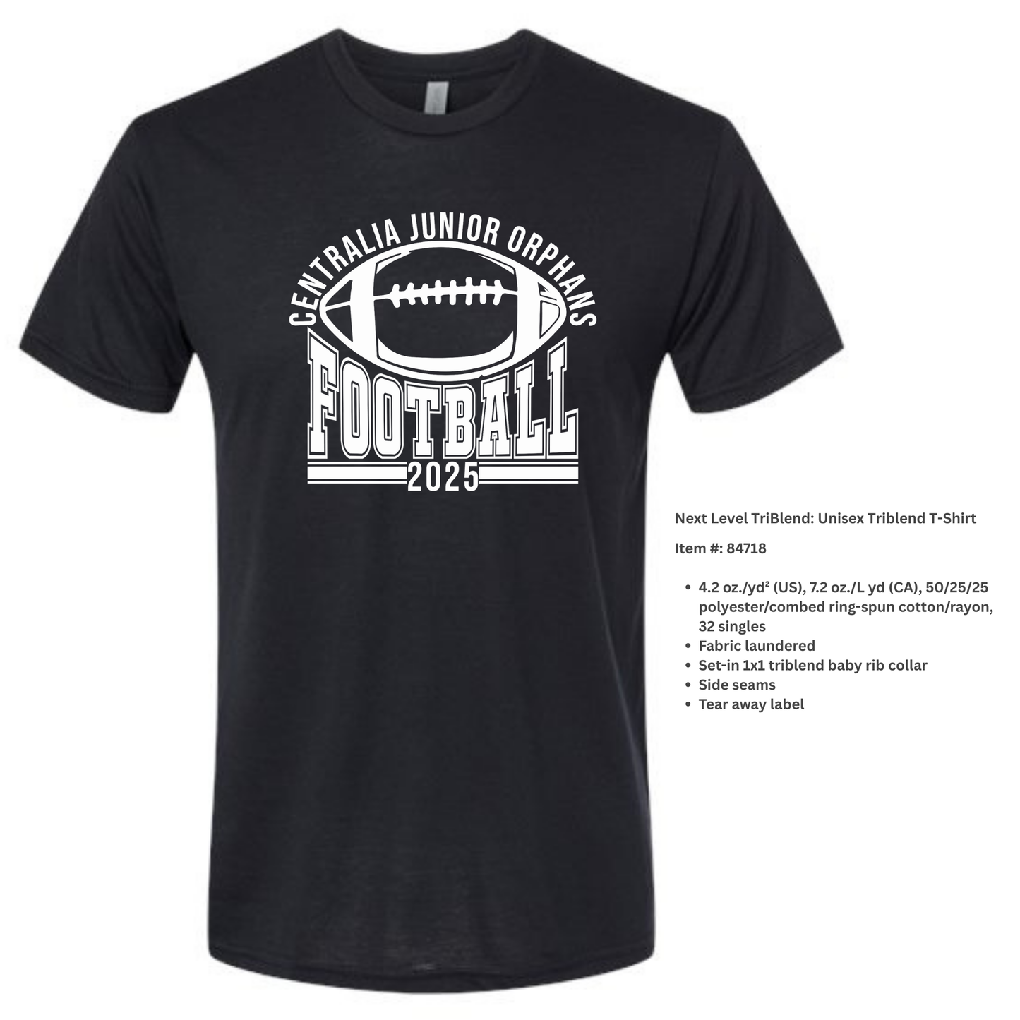 Jr Orphan Football: Arched Logo