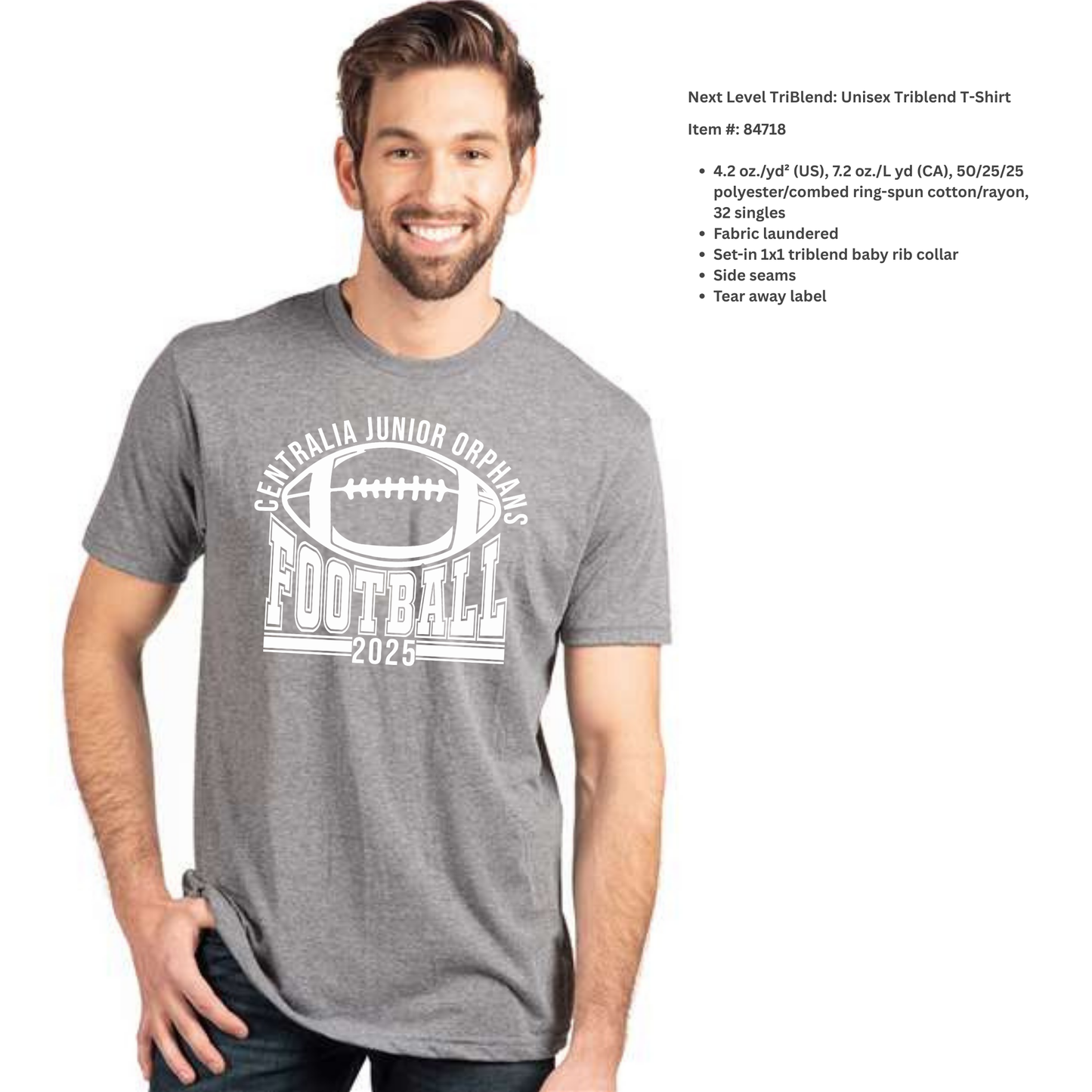Jr Orphan Football: Arched Logo