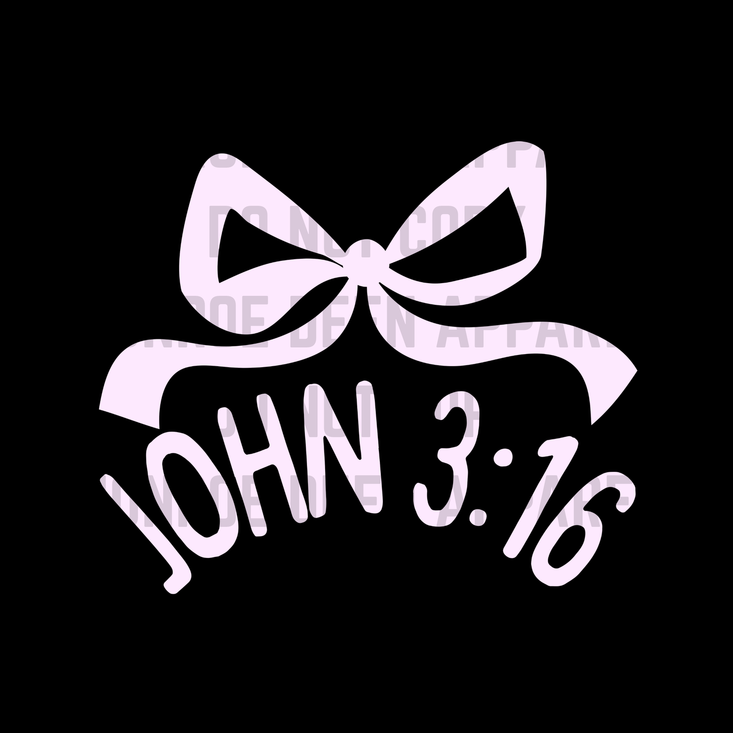 John 3:16 Bow Shirt