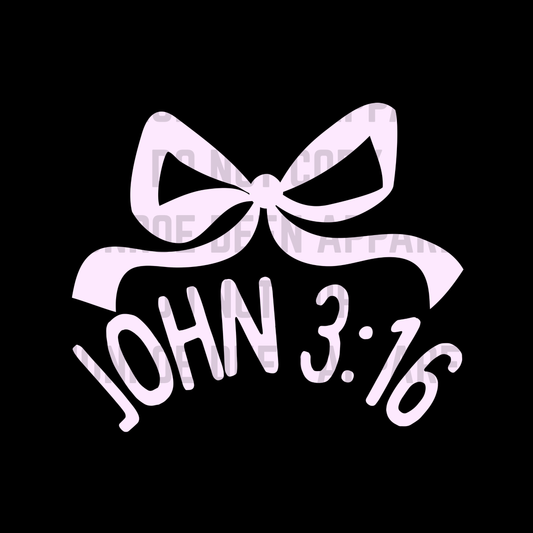 John 3:16 Bow Shirt