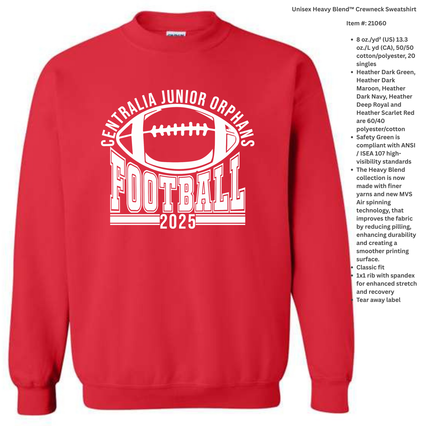 Jr Orphan Football: Arched Logo