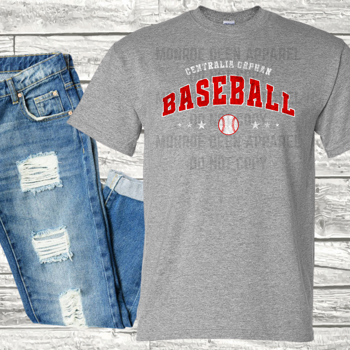Centralia Orphan Baseball Classic Tee