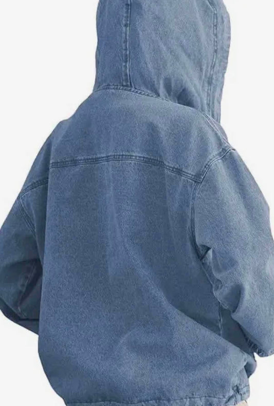 The Denim Pullover Hoodie