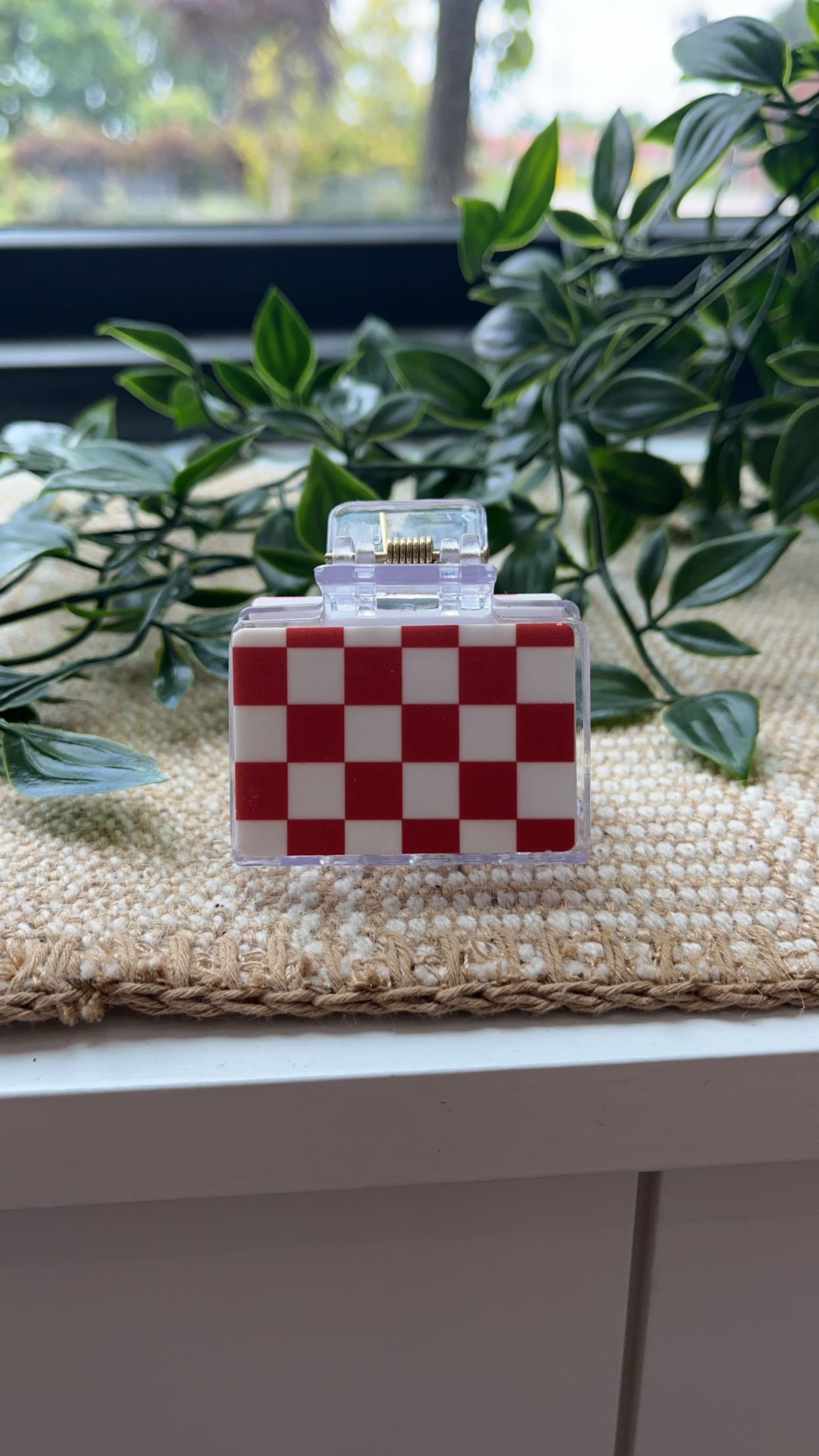 GAME DAY Checkered Claw Clip