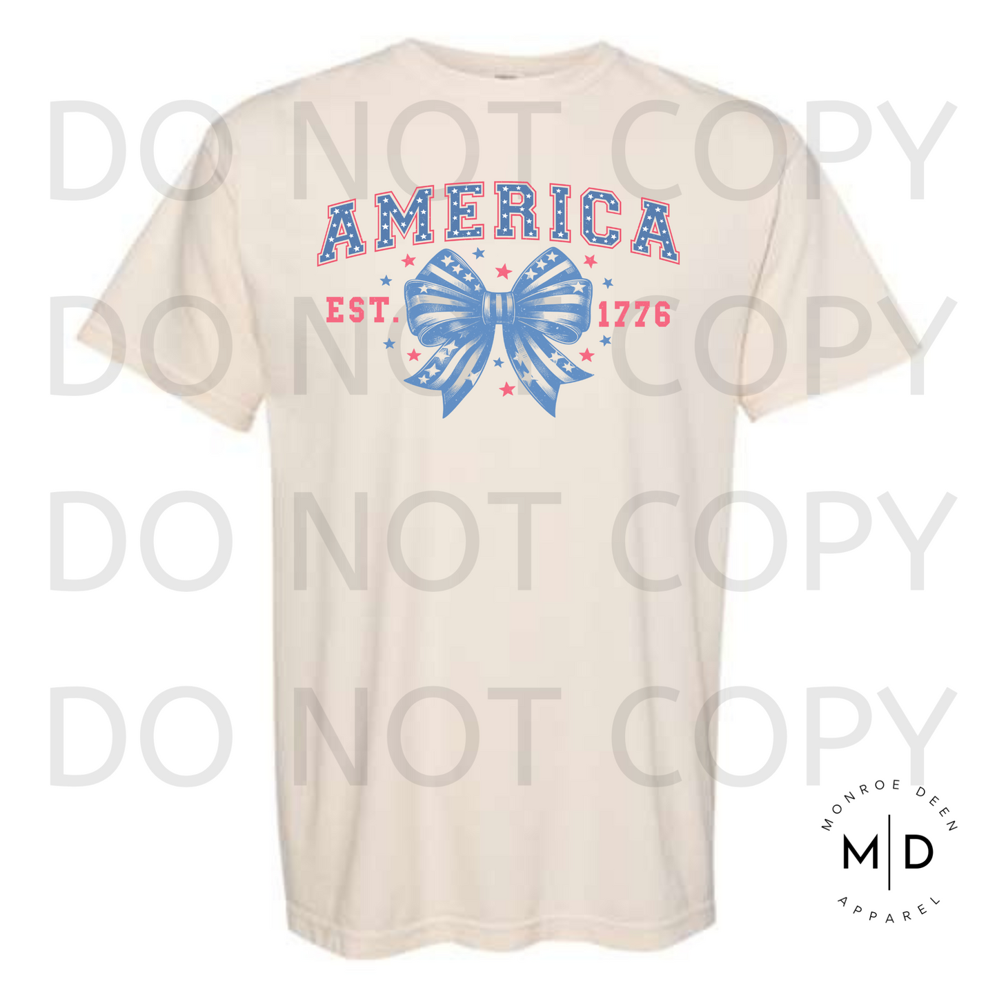 America Preppy Bow