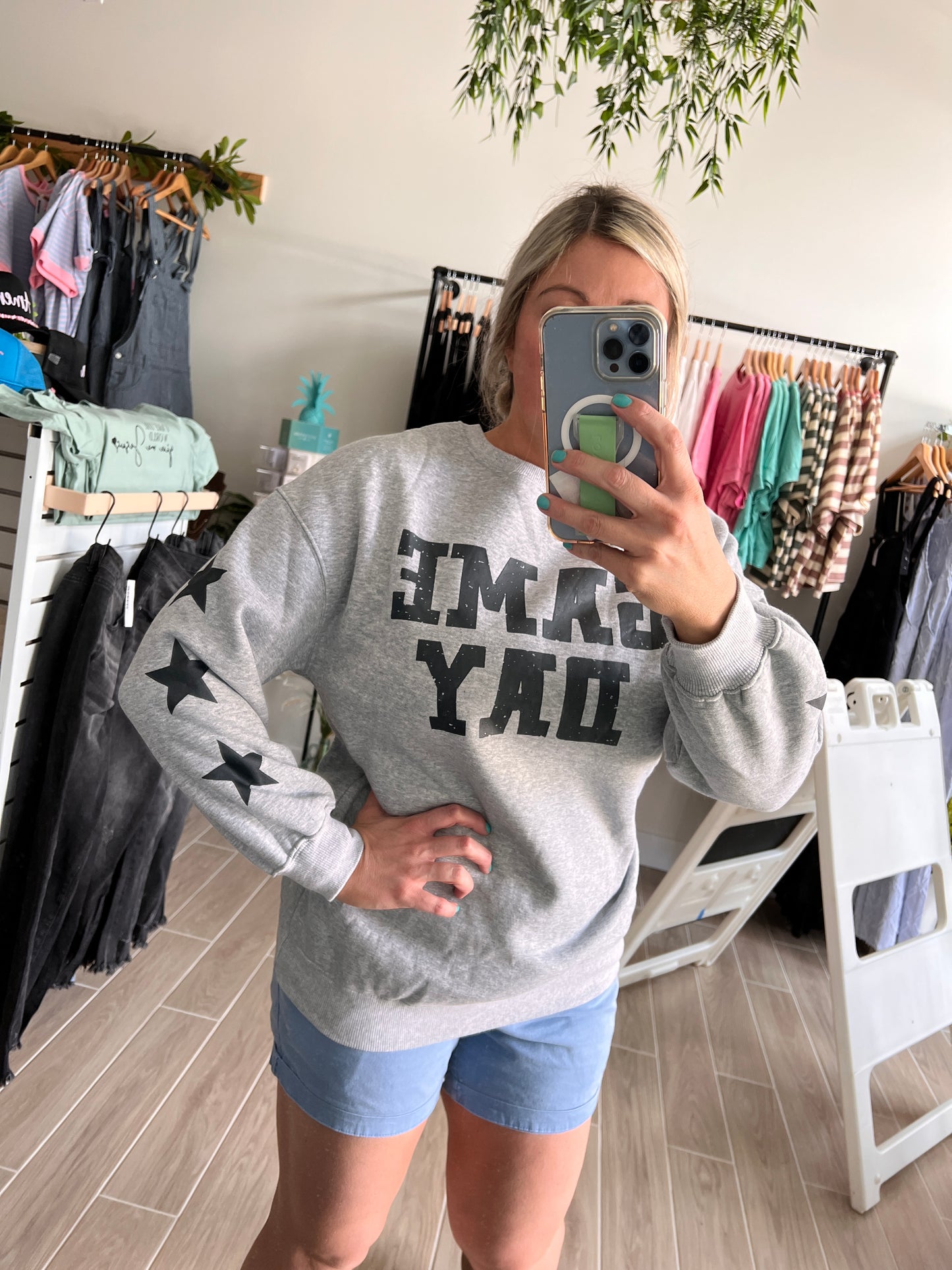 GAME DAY Star Crewneck