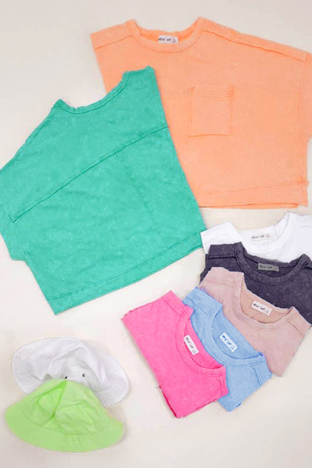 Oversized Washed Crop Tee