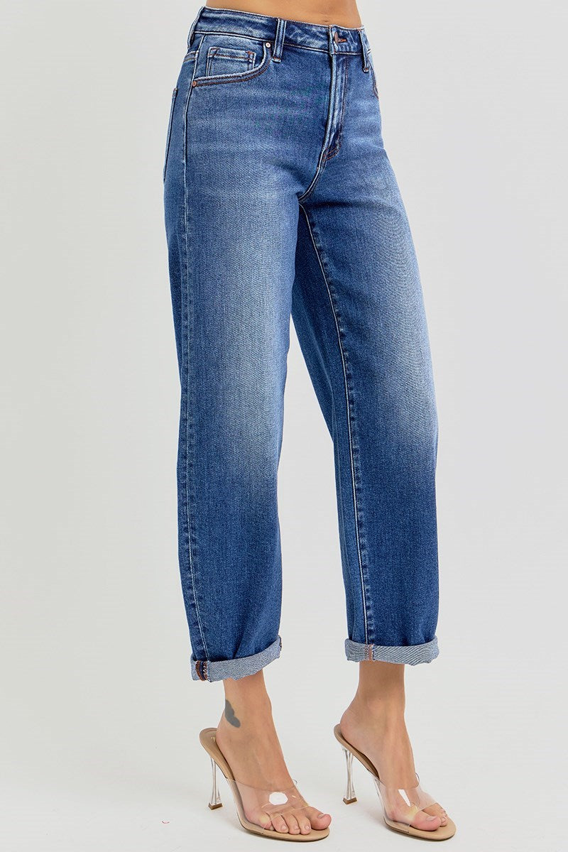 Risen Barrel Jean Dark