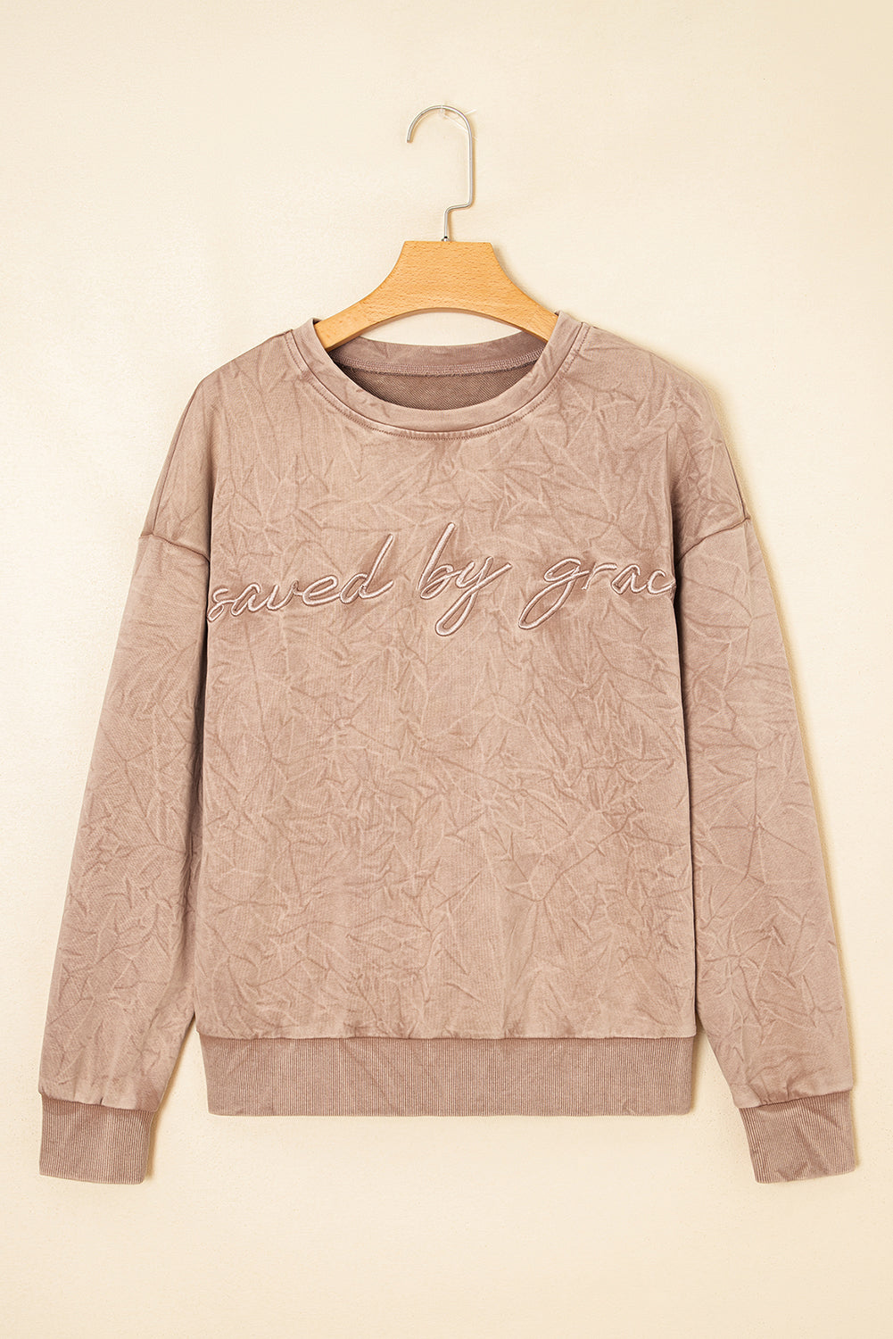 Hazel Saved by Grace Embroidered Top