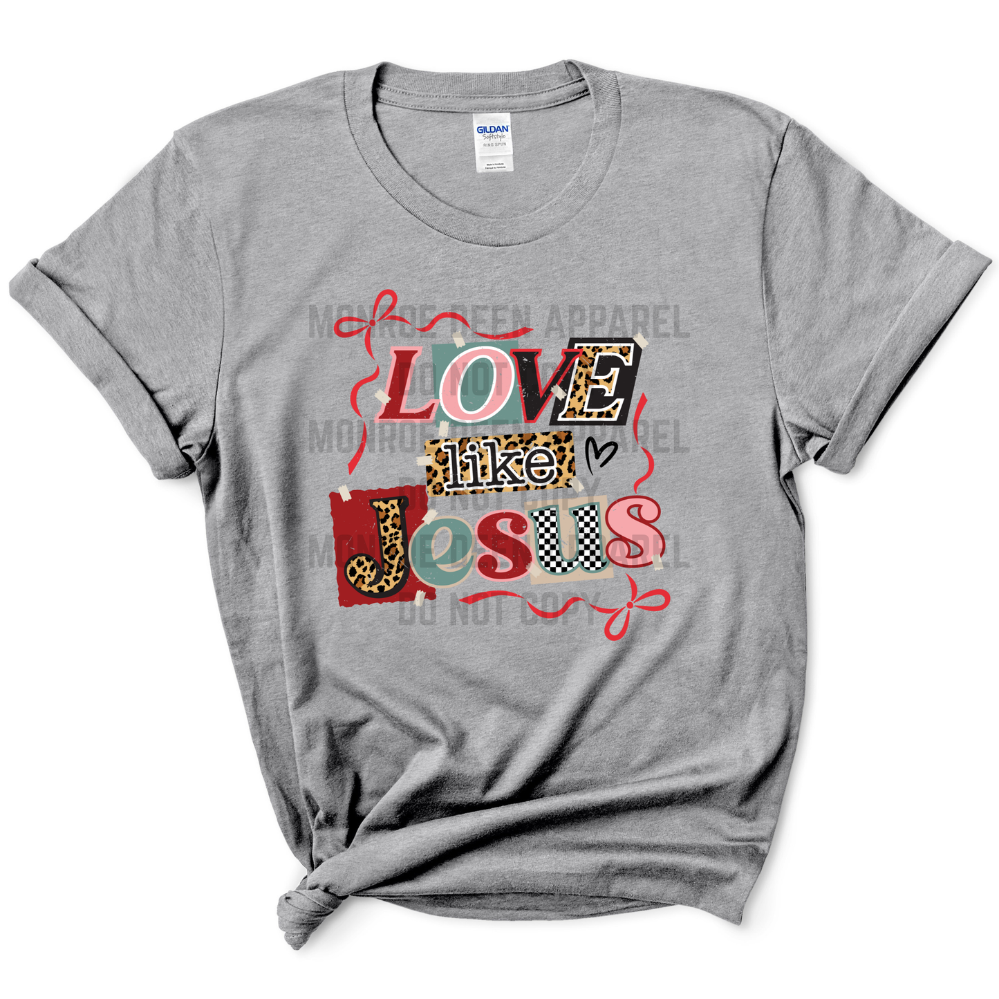 Love Like Jesus Bow Shirt