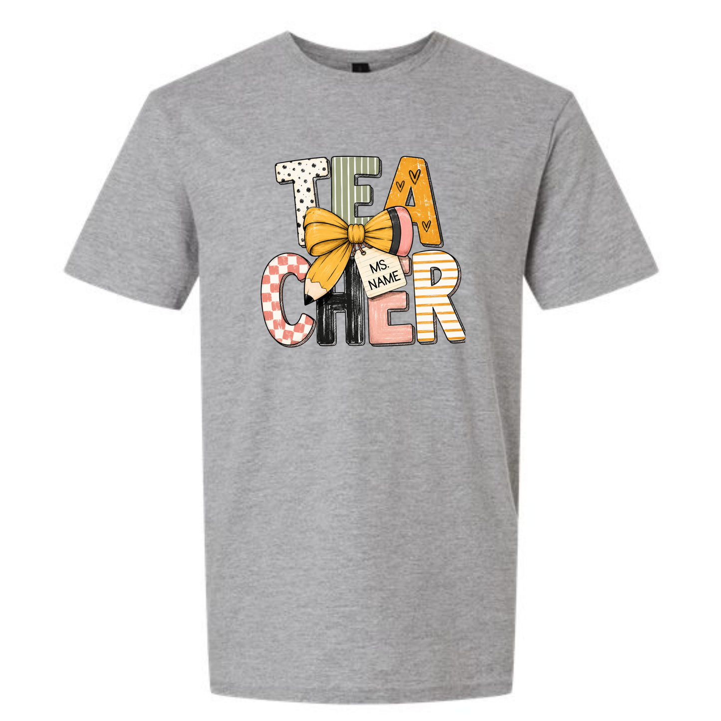Personalized TEACHER Tee
