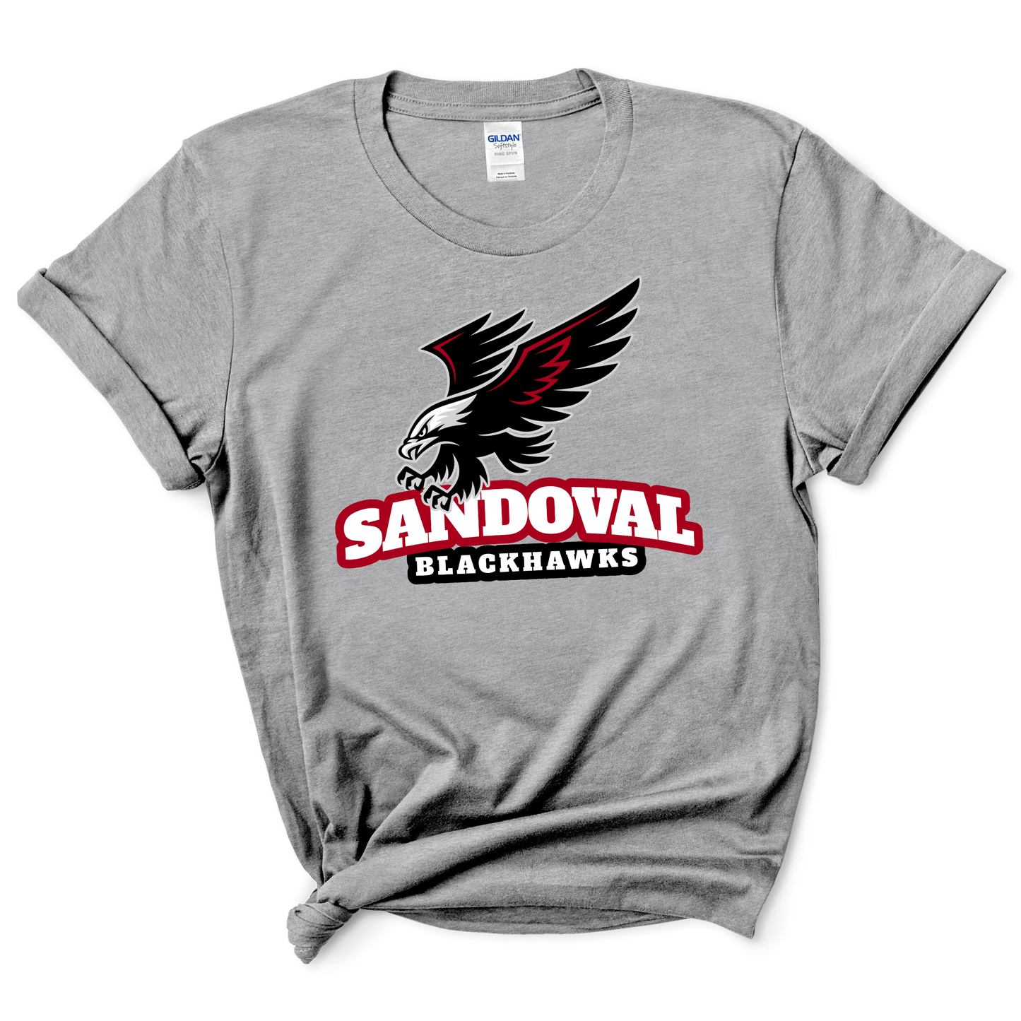 Sandoval Blackhawks Block Logo