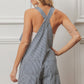 Tie Strap Denim Shortalls