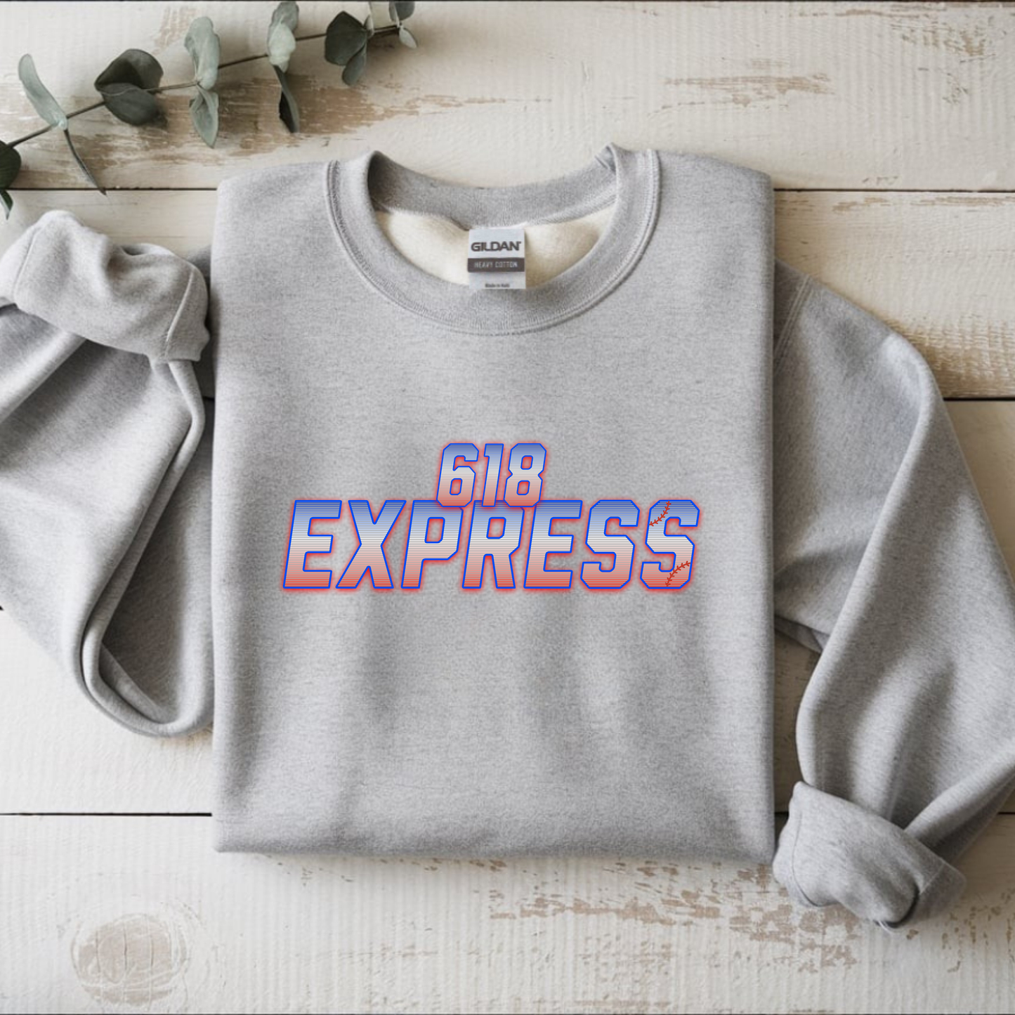 618 Express Baseball Local Team Graphic