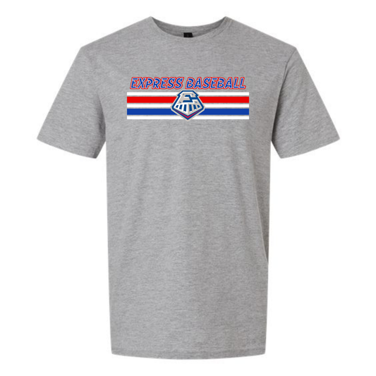Express Baseball Stripe Retro Team Graphic