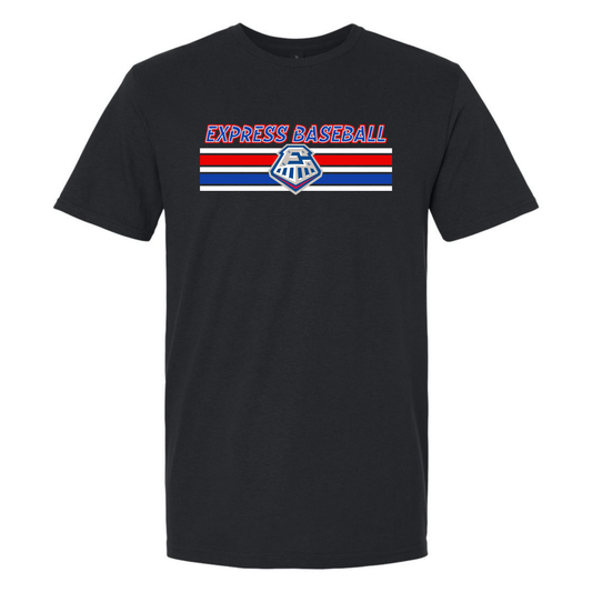 Express Baseball Stripe Retro Team Graphic