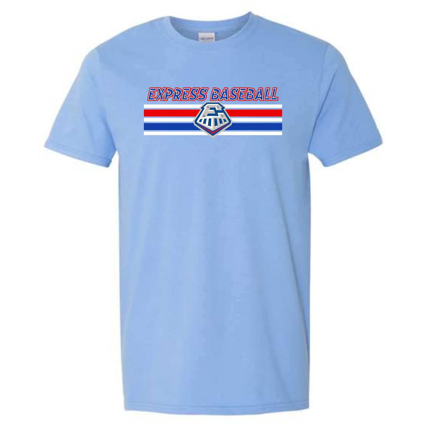 Express Baseball Stripe Retro Team Graphic