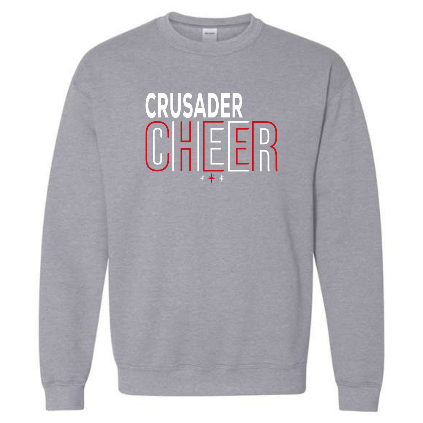 Crusader Cheer Outline Block