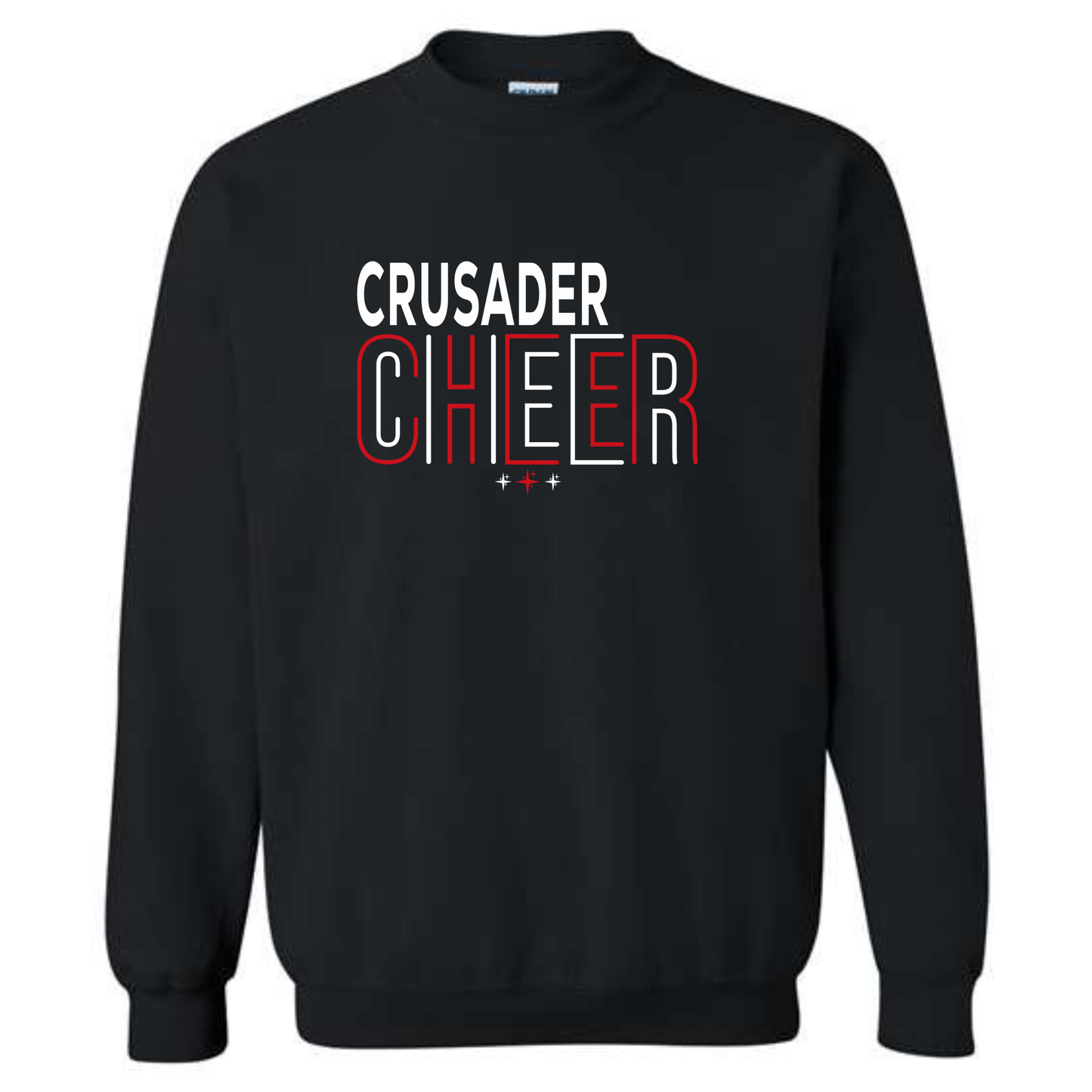Crusader Cheer Outline Block