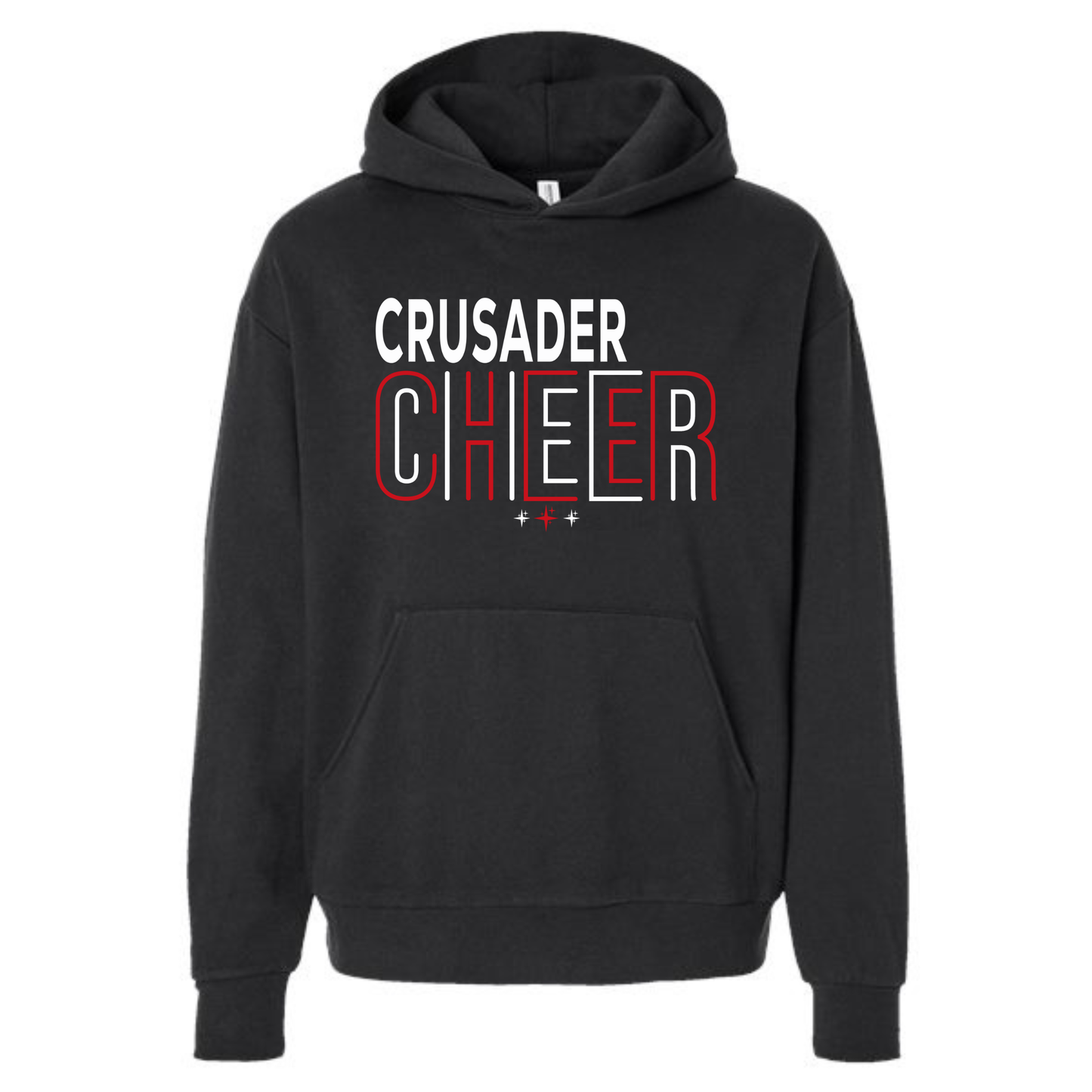 Crusader Cheer Outline Block