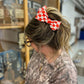 Game Day Checkered Claw Clip