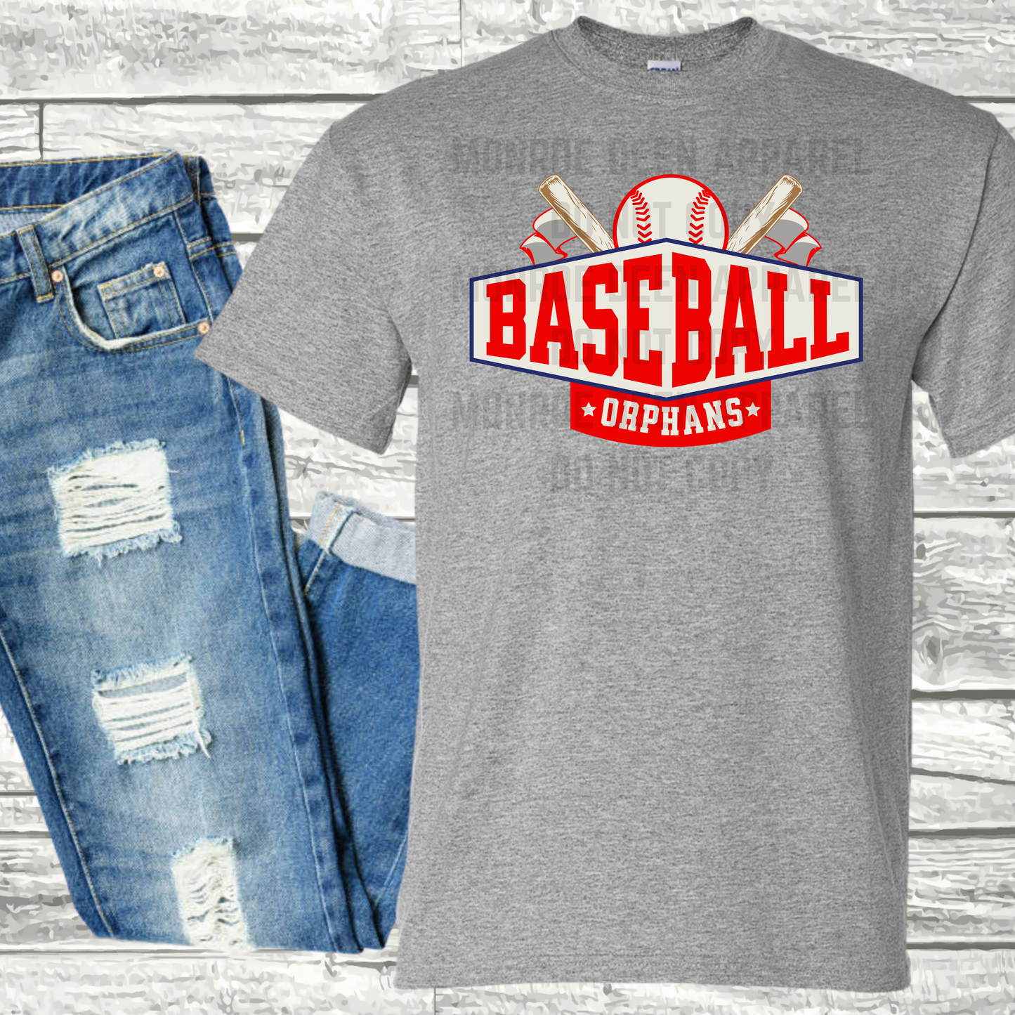 Centralia Orphans Baseball Bold Tee