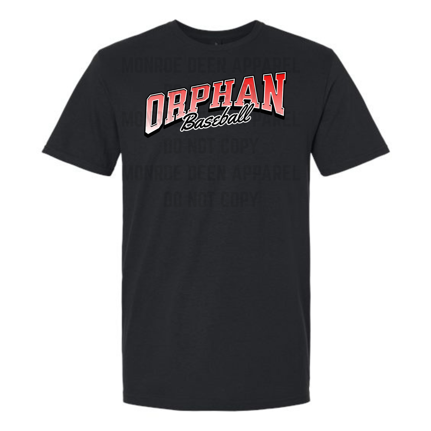 Orphan Baseball Script Classic Tee