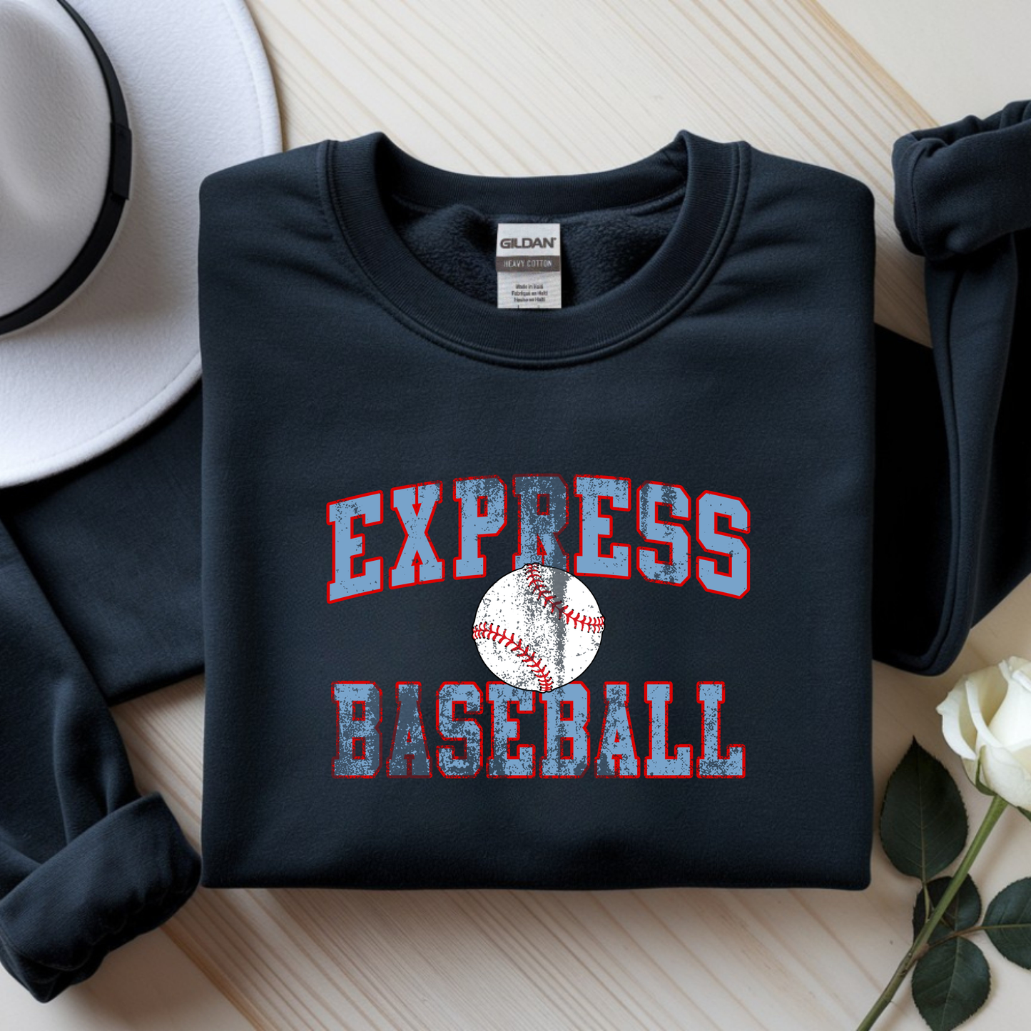 Express Baseball Vintage Graphic Tee