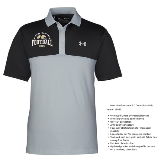 Jr Orphan Football: White & Gold Logo