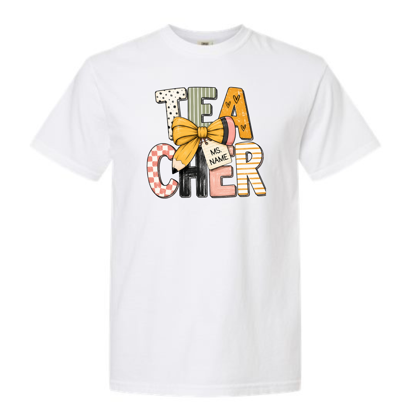 Personalized TEACHER Tee