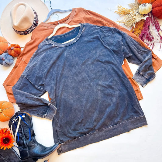 Sierra Mineral Wash Long Sleeve Tee