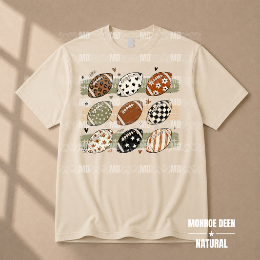 Fall Vibes Football Tee
