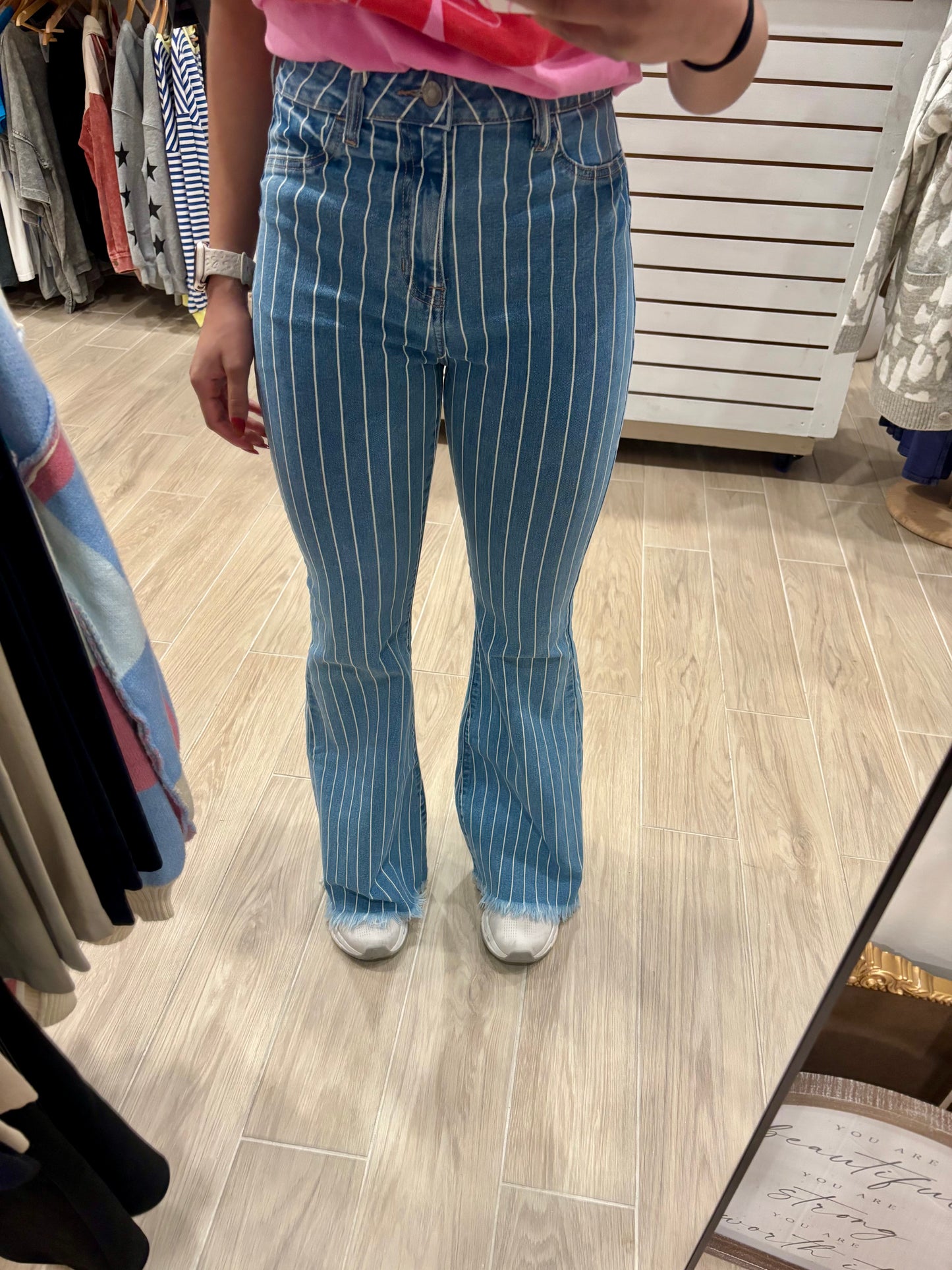 Everyday Icon Pinstripe Jeans