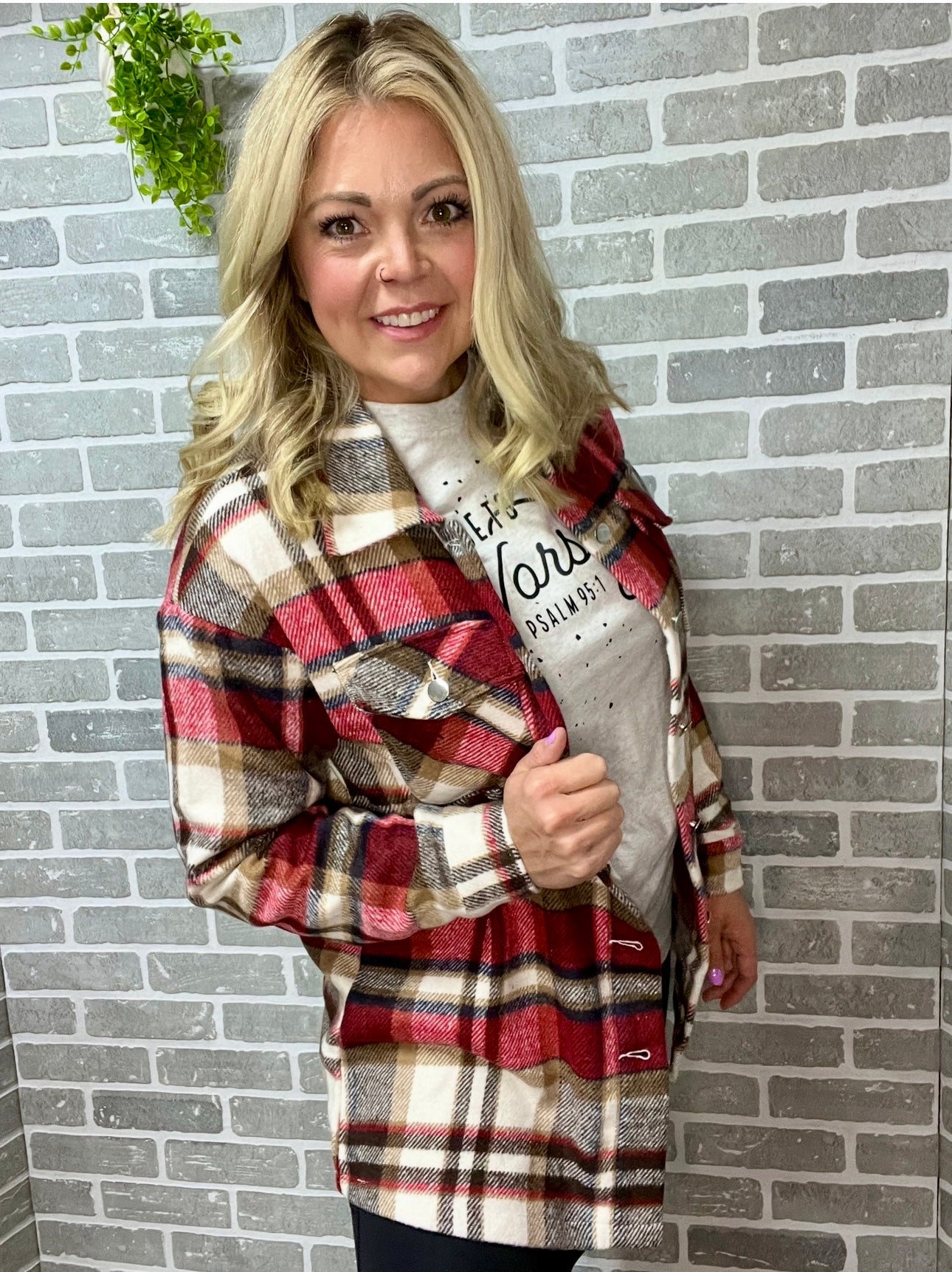 Plaid Thick Shacket