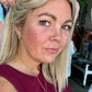 Pearl J Hoop Earring