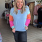 Color Block Patchwork Long Sleeve