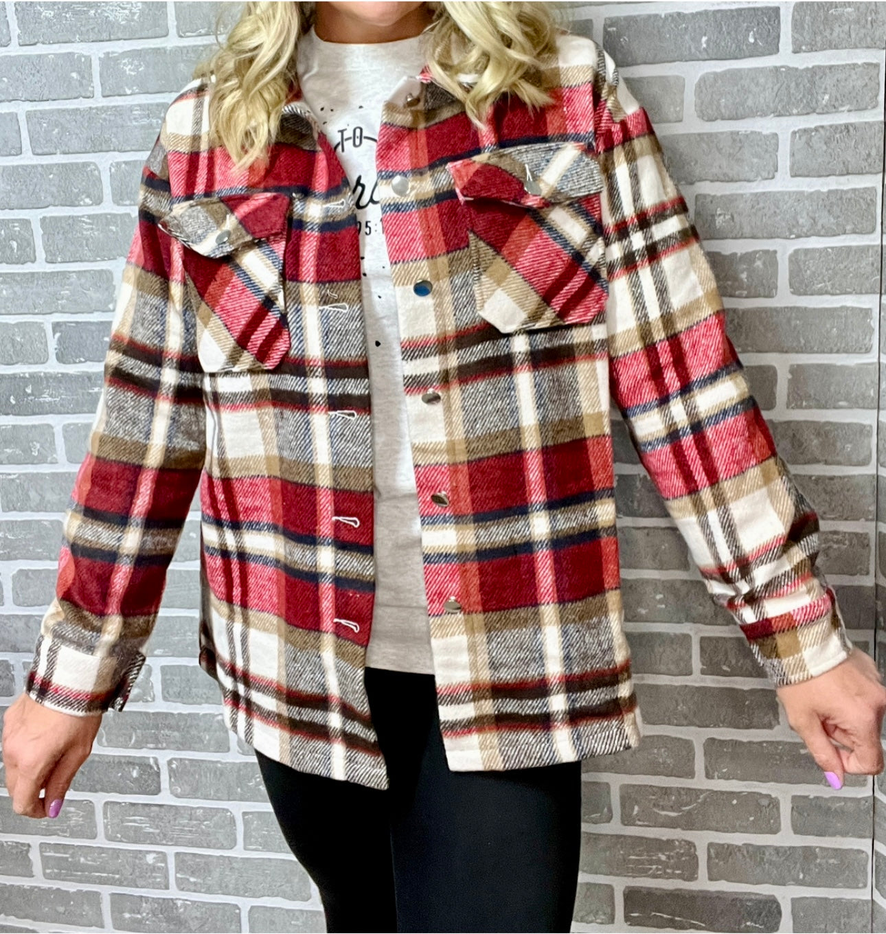 Plaid Thick Shacket
