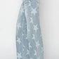 High Rise Wide Leg Star Print Jeans