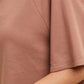 Boxy Waffle Knit Top