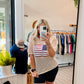 Sequin Flag Crochet Top