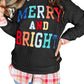 Ruby Merry & Bright Quilted Sweater