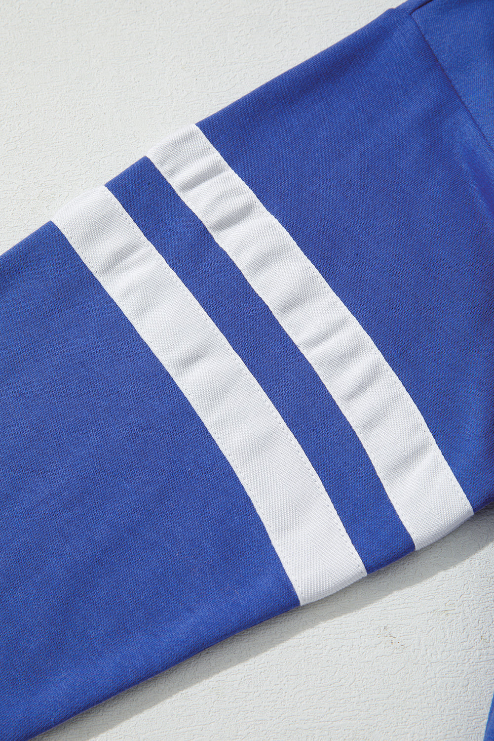 Isla Varsity Blue Stripe Arm Top