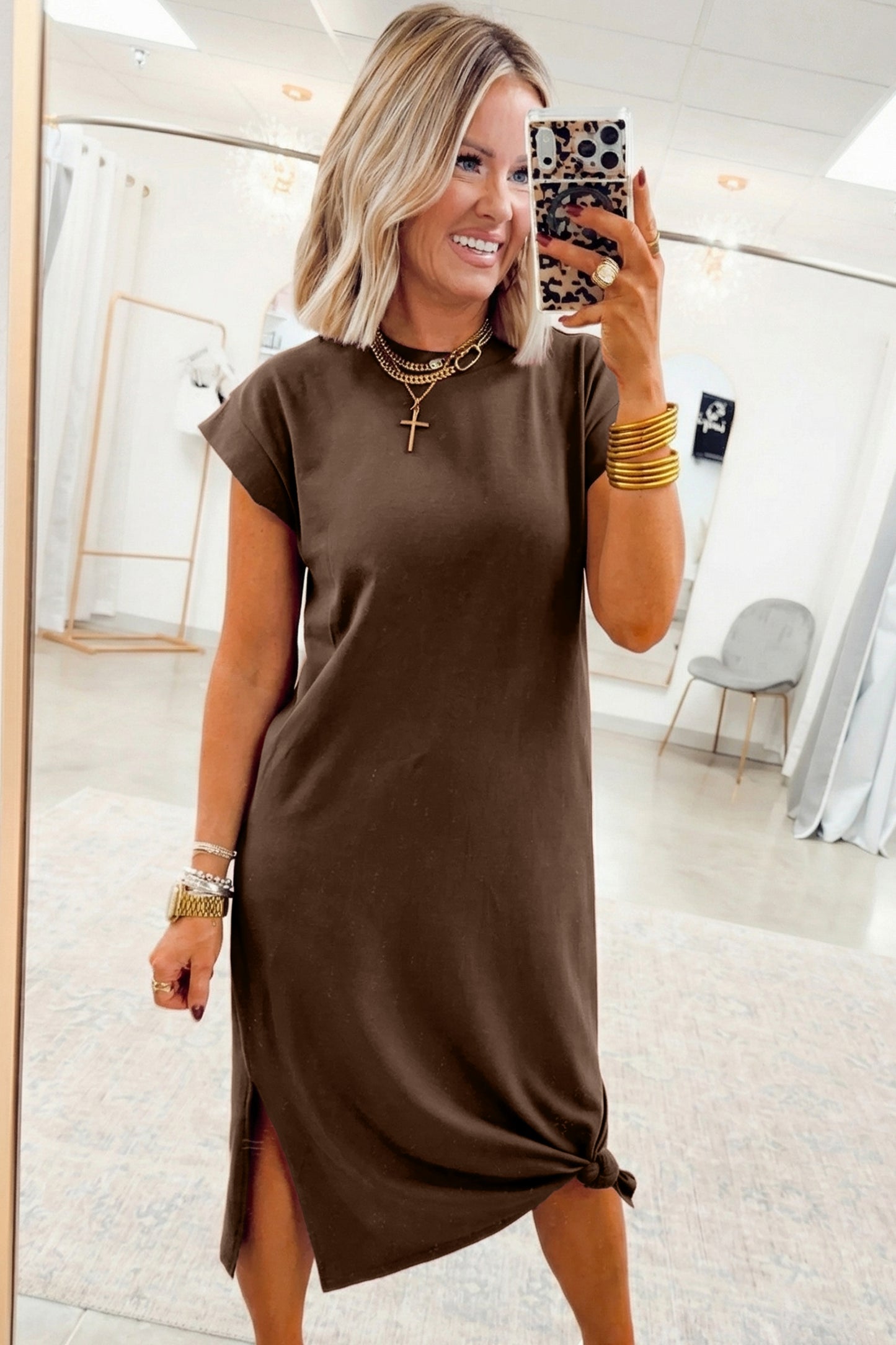 Mocha Dream Pocket Dress