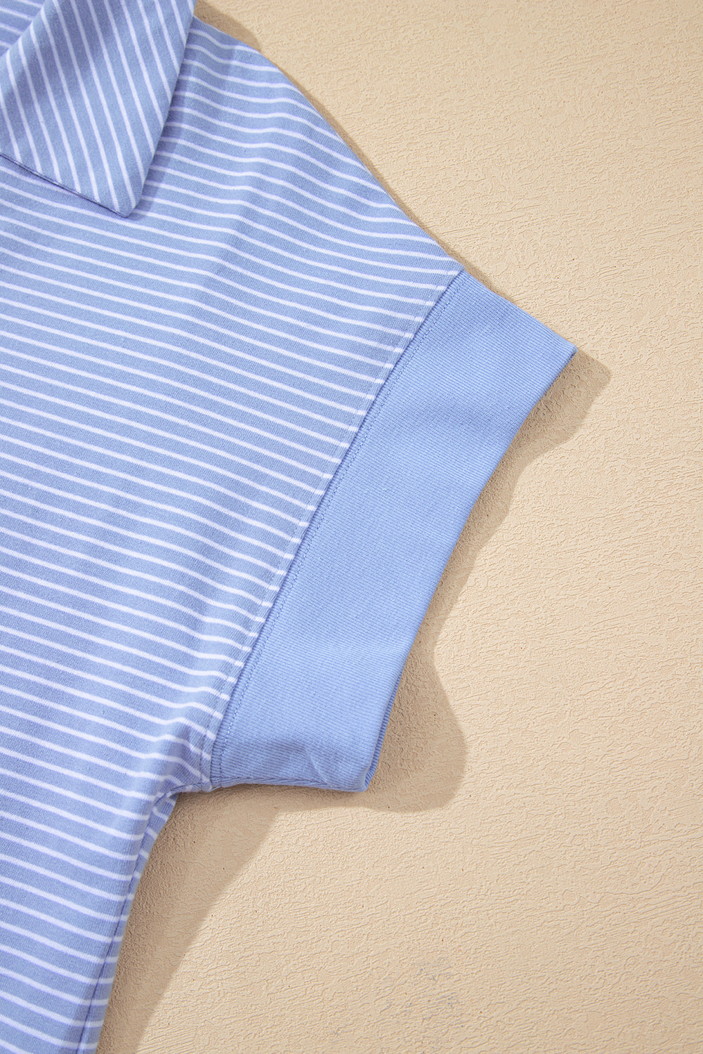 Sky Blue Striped Lounge Set