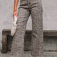 Wild Side Leopard Wide Leg Jeans