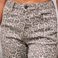 Wild Side Leopard Wide Leg Jeans
