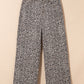 Wild Side Leopard Wide Leg Jeans