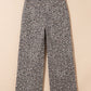 Wild Side Leopard Wide Leg Jeans