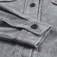 Grey Distressed Corduroy Shacked