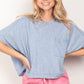 Oversized Washed Crop Tee